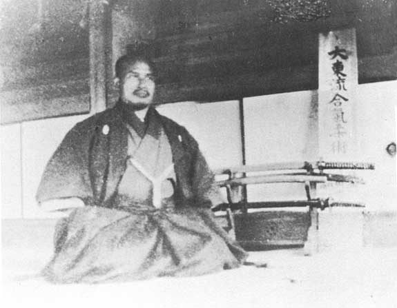 Morihei Ueshiba 1922 in Ayabe